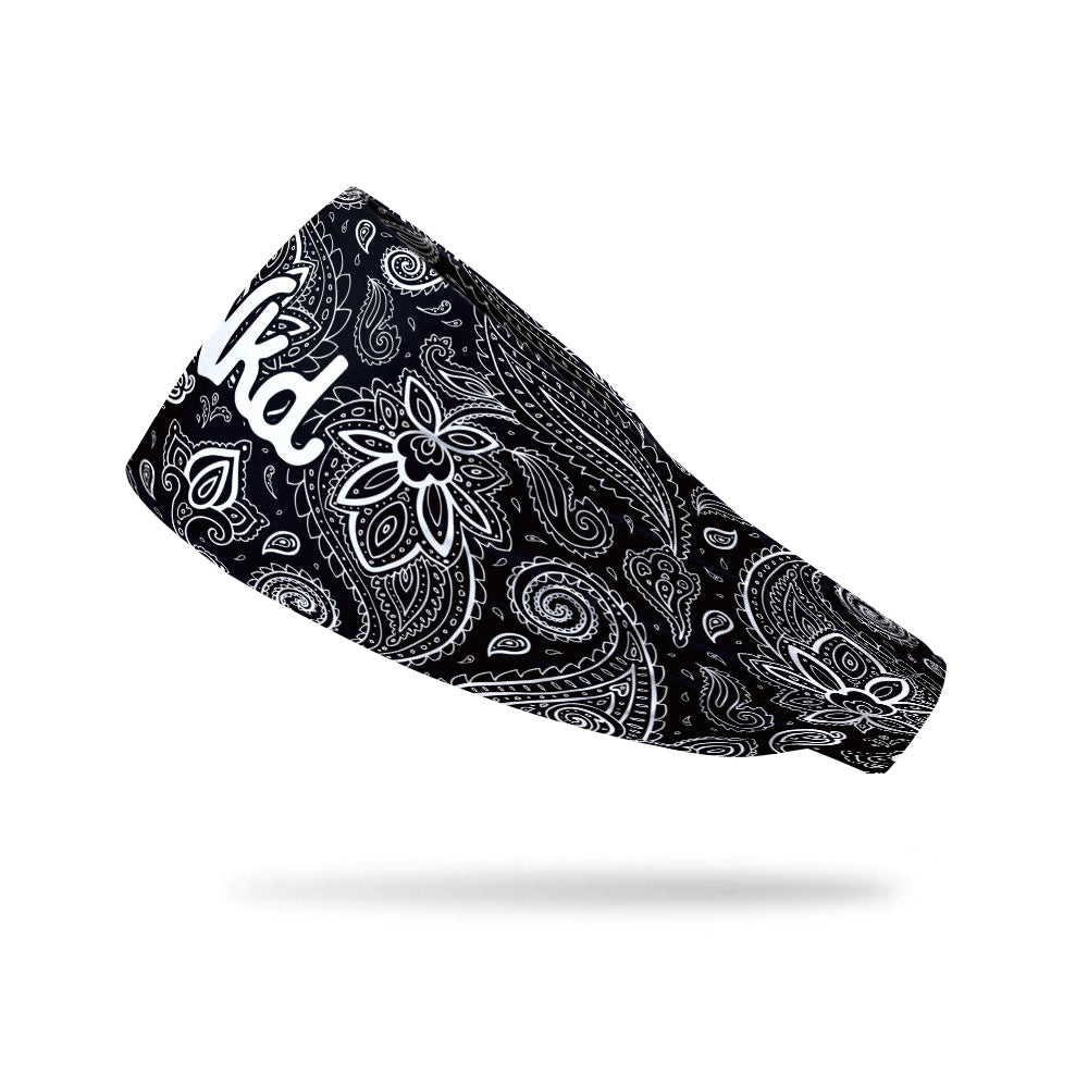 Black Paisley Headband
