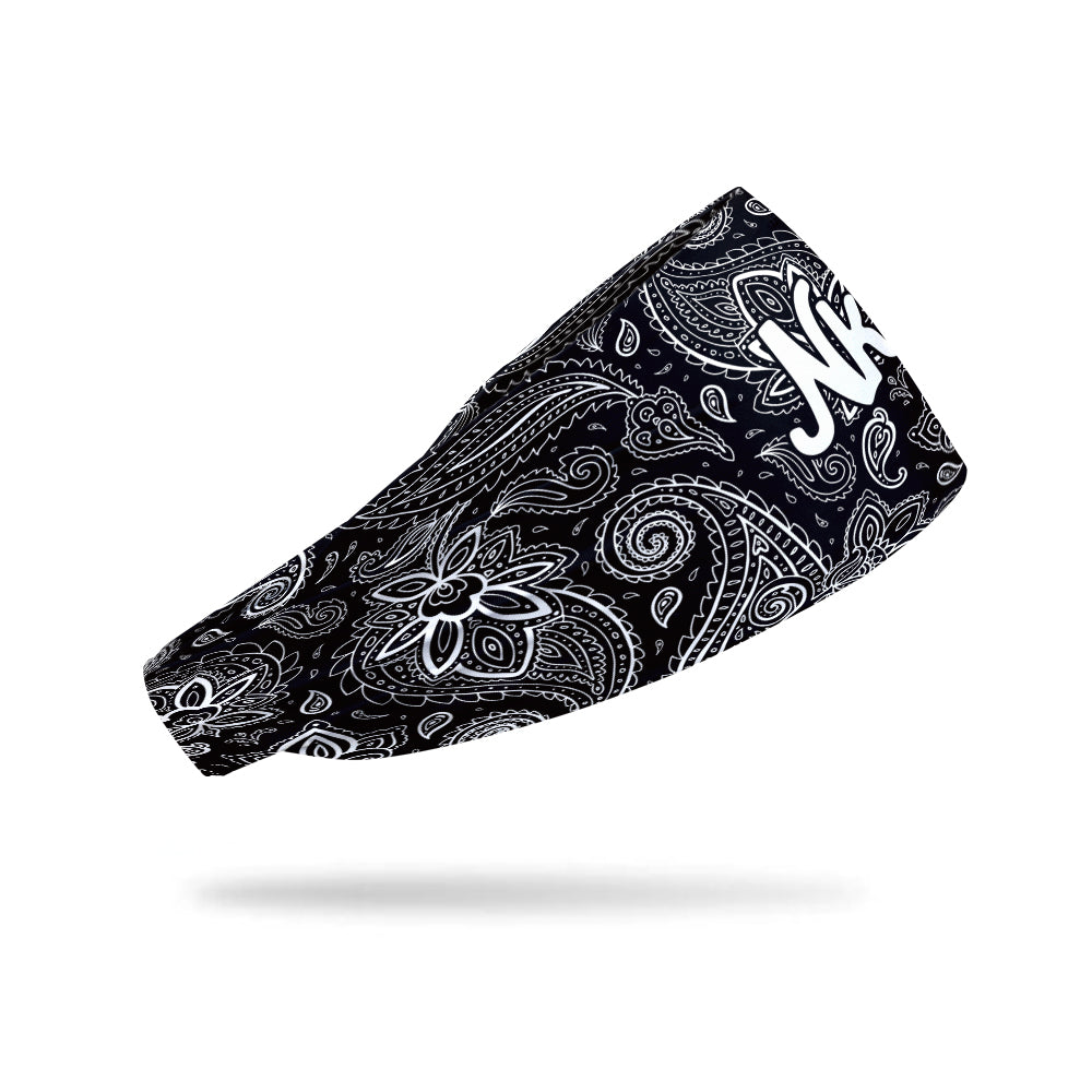 Black Paisley Headband