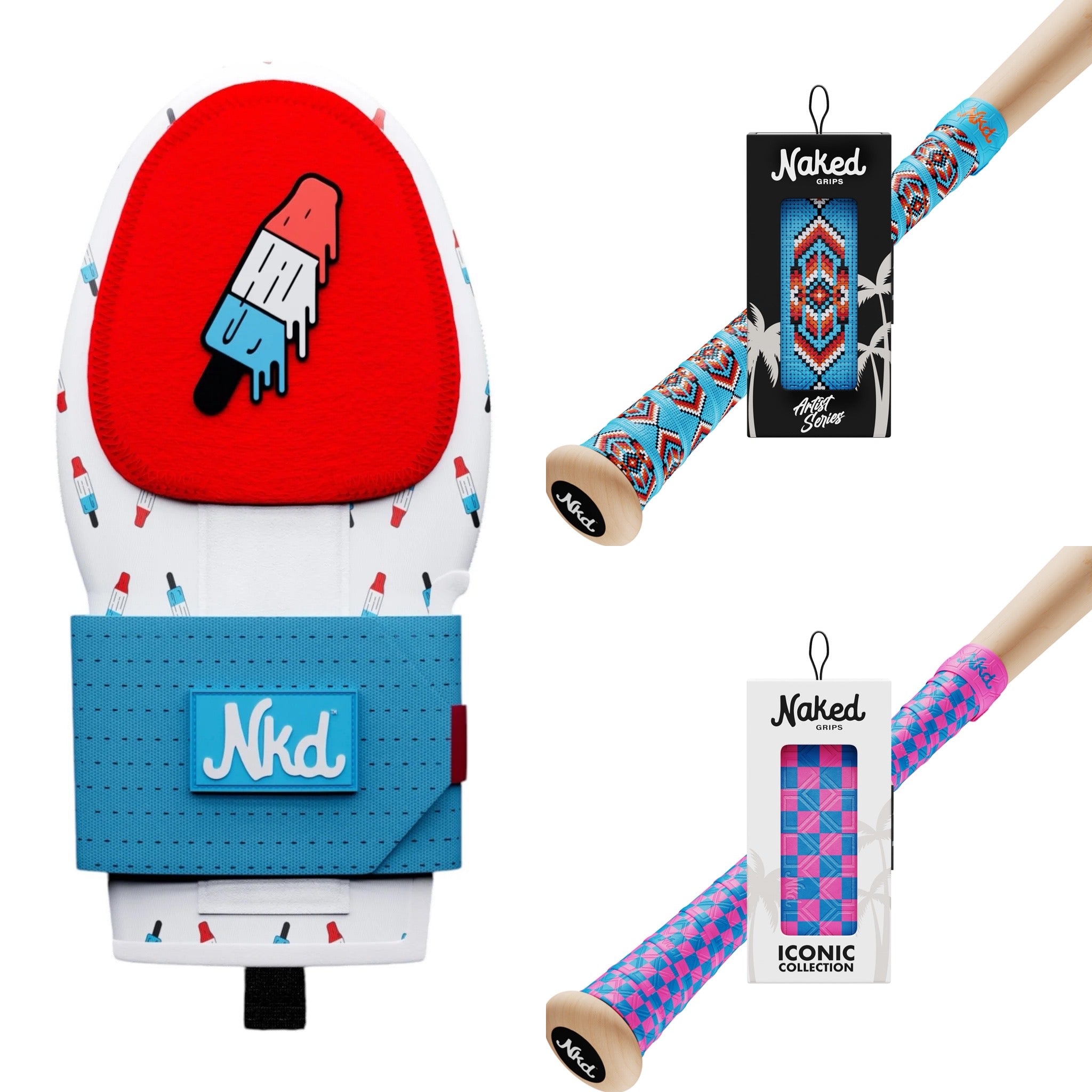 2 Grips + Sliding Mitt Bundle