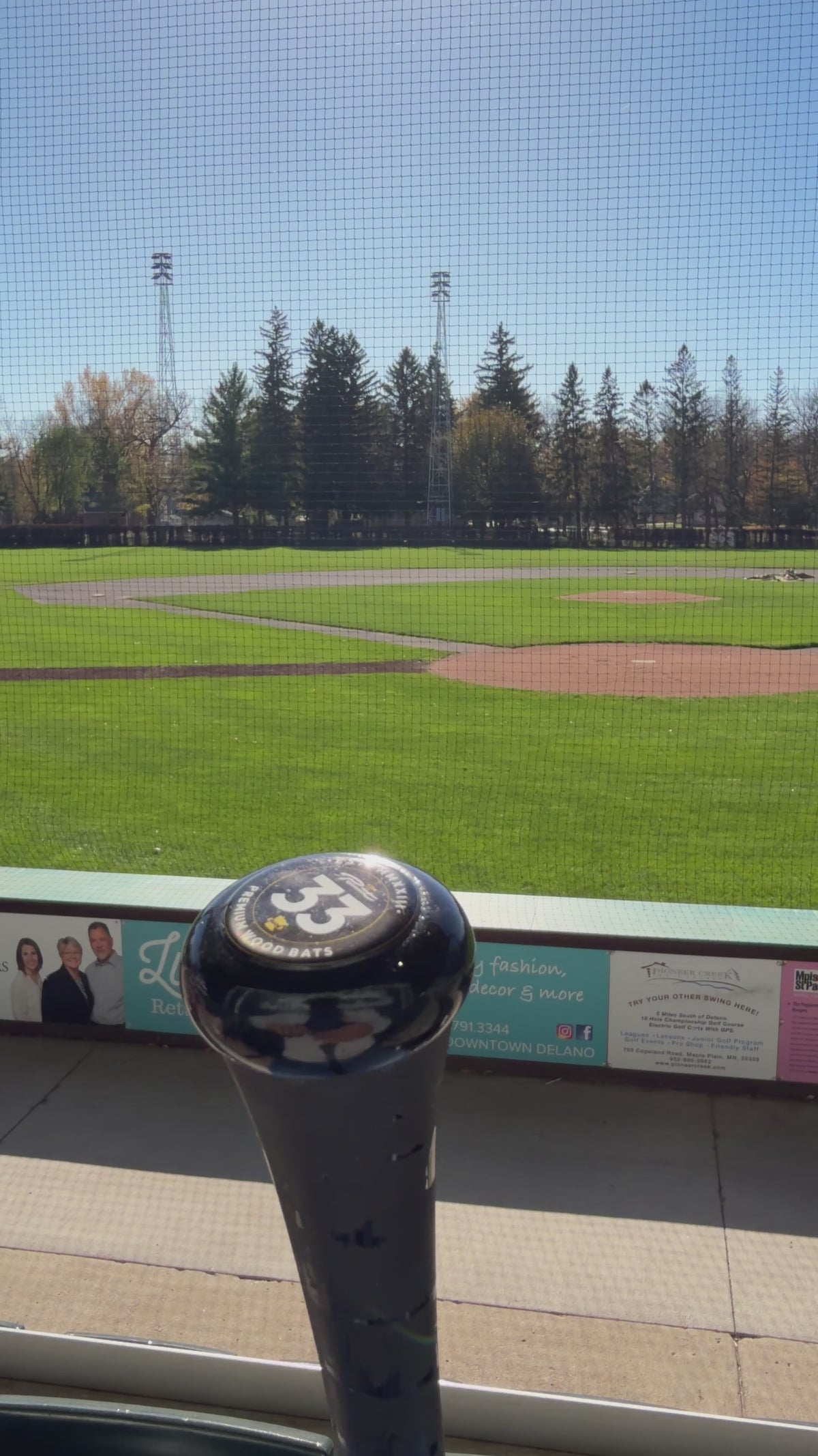 A vertical video showing how to properly wrap the "Northern Lights" Bat grip around a baseball Bat.